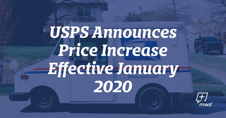 USPS Announces Price Increase Effective January 2020