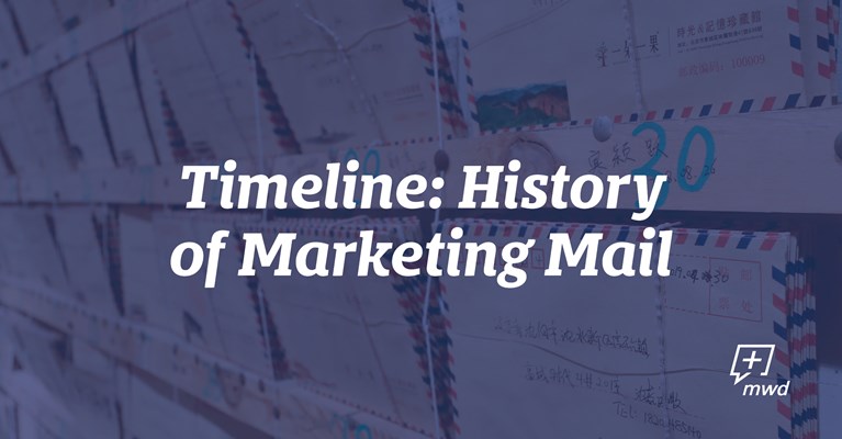 Timeline: History of Marketing Mail